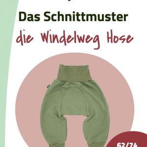 Titelseite zum Schnittmuster mit Anleitung Windelweg Hose