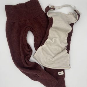 Mata Origin Abhaltekombi Hose mit geöffneter Abhaltewindel in Rost