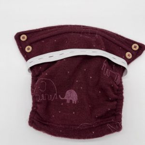 MiniFlexi Abhaltewindel in der Farbe Beere von hinten