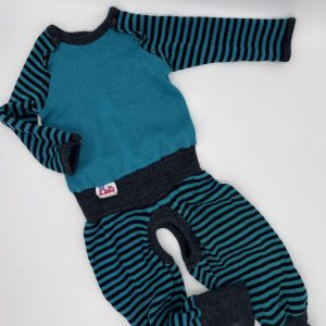 Strampler zum Abhalten in blau