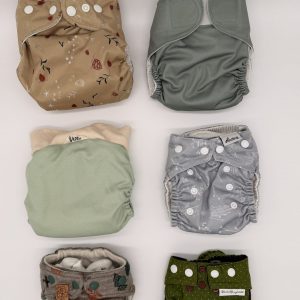 Newborn Mietpaket - Deutsche Promis - klassische Stoffwindeln